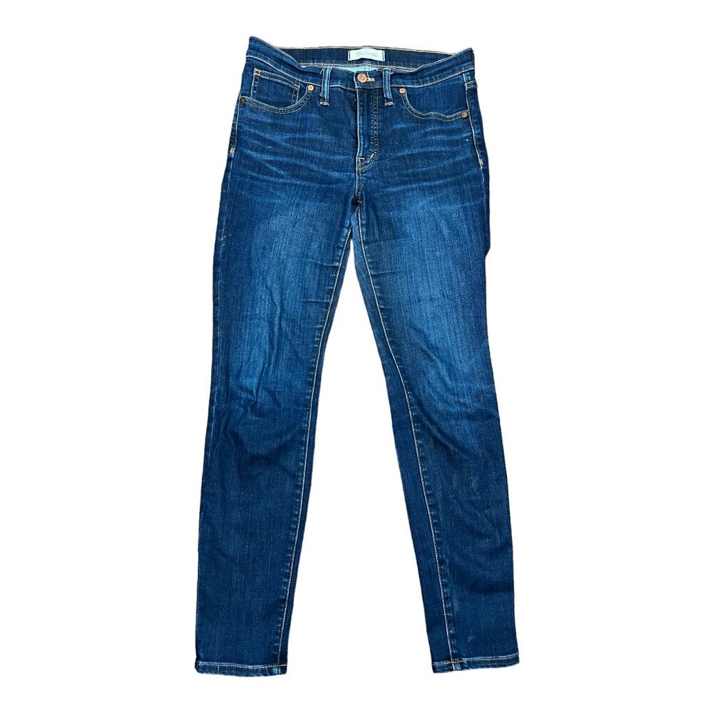 Madewell 9 inch High Rise Skinny Jeans womens 27 factory fade distressed